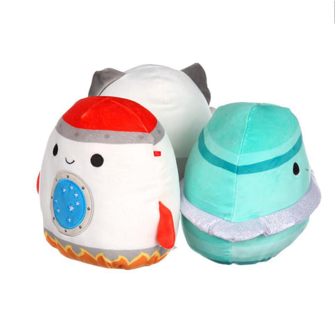 Squishmallows Squeaky Space Rudy & Hugo Plush Dog Toy