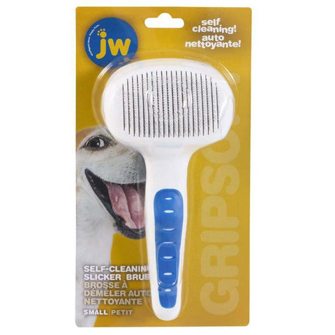 JW Gripsoft Small Self-Cleaning Slicker Brush