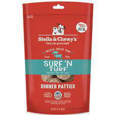 Stella & Chewy's Dog Freeze-Dried Surf & Turf Patties 14oz