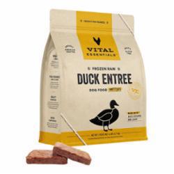 Vital Essentials Dog Food Raw Frozen Duck Patties 6lb