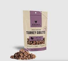 Vital Essentials Dog Freeze-Dried Treat Turkey Giblets 2oz