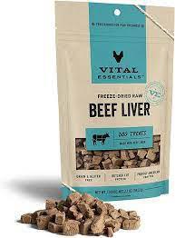 Vital Essentials Dog Freeze-Dried Beef Liver Treat 2.1oz