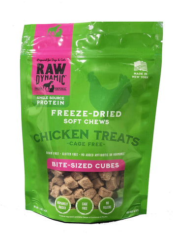 Raw Dynamic 1.5oz Freeze Dried Chicken Treats