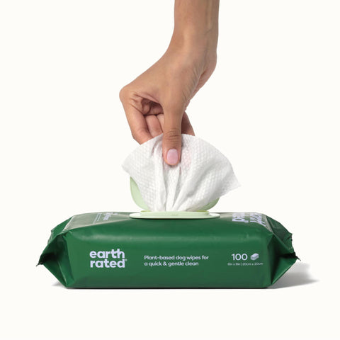 Earth Rated Dog Wipes Lavender Scented 100ct