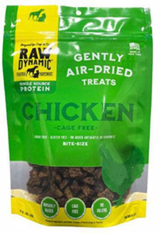 Raw Dynamic Dog Cat Chicken Air Dried Treats 3.6oz