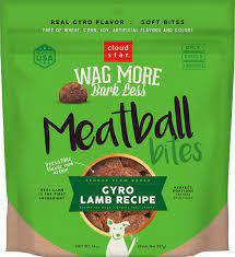 Cloud Star Wagmore Dog Meatball Grain Free Lamb 14oz