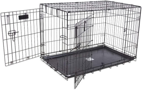 Precision Pet ProValu Crate 2 Door 4000 Black 36x23x25