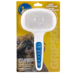 JW Dog Grip Soft Large Self-Cleaning Slicker Brush