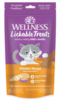 Wellness Cat Treat Lickable Chicken Puree GF 6pk .4oz