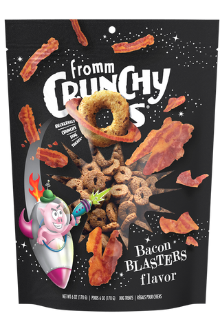 Fromm Dog Crunchy O's Treats Bacon Blasters