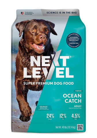 Next Level Dog Ocean Catch Skin & Coat Adult 40lb