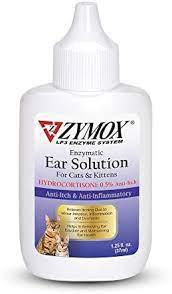 Zymox 1.25oz Cat Ear Solution .5% Hydrocortisone