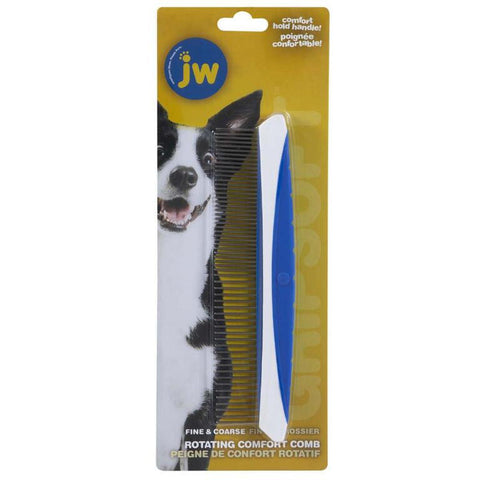 JW Dog Grip Soft Rotating Comfort Fine Coarse 8"