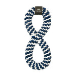 Tall Tails Dog Toy Navy Braided Infinity Tug 11"