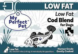 My Perfect Pet Dog Frozen Grain Free Low Fat Cod 4lb