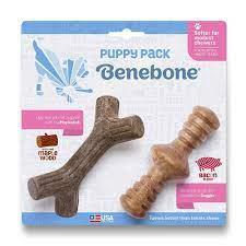 Benebone Puppy Maplestick/Zaggler Bacon Tiny 2pk