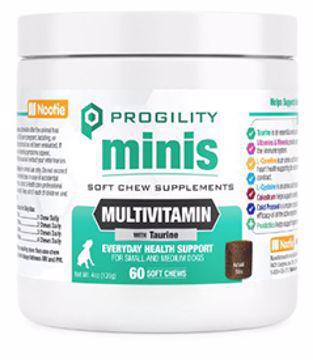 Nootie Progility Soft Chew Minis Multivitamin Dog 60ct