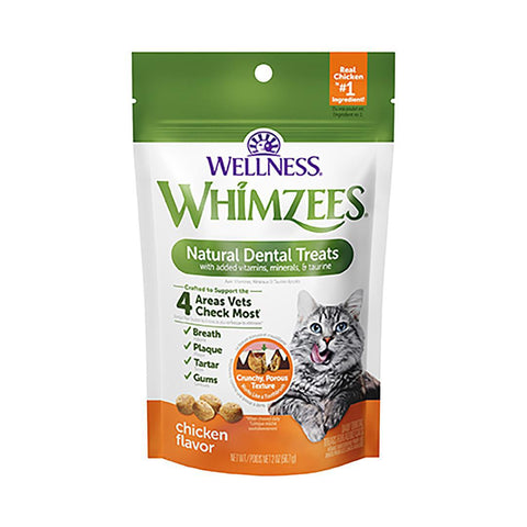 Whimzees Cat Dental Treat Chicken Flavor 2oz