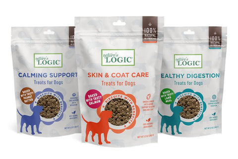 Nature's Logic Dog Skin & Coat Biscuit Treat 12oz
