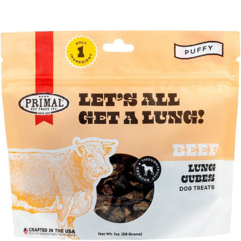 Primal Let's All Get A Lung! Beef Treat 1.5oz