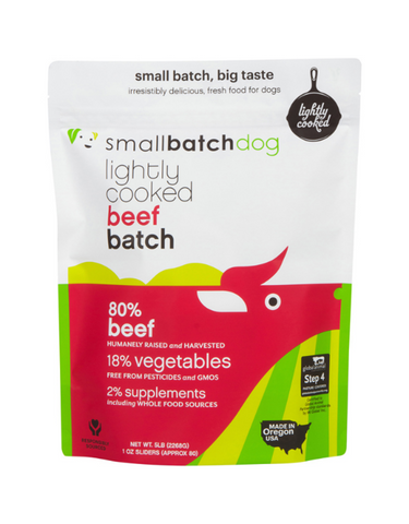 SmallBatch Dog Lightly Cooked Beef Frozen