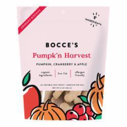 Bocce's Bakery Dog Pumpk'n Harvest Biscuit Treats 12oz