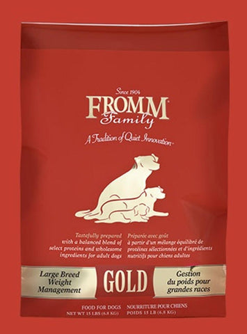 Fromm Gold Large Breed Weight Management 30lb