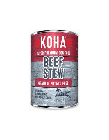 Koha Dog Can Beef Stew Grain Free 12.7oz