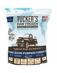 Tucker's Raw Frozen Pork, Bison & Pumpkin