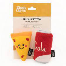 Zippy Claws NomNomz Pizza/Cola Cat Toy