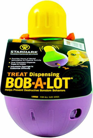 Starmark Bob-a-Lot Treat Dispensing Dog Toy
