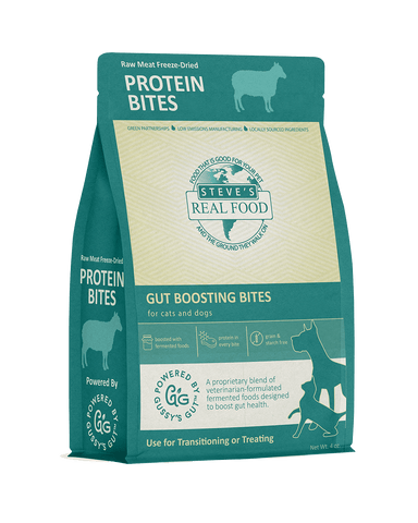 Steves Dog/Cat Lamb Probiotic Protein Bites Treat 4oz
