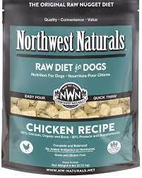 Northwest Naturals Dog Frozen Raw Diet Nuggets Chicken 6lb