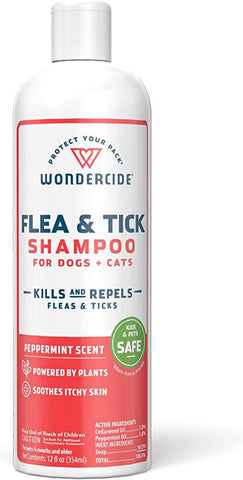 Wondercide Dog & Cat Flea & Tick Shampoo 12oz