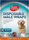Simple Solution Disposable Male Wrap 12ct