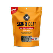 Bixbi Dog Grain Free Skin & Coat Jerky Beef Liver 5oz