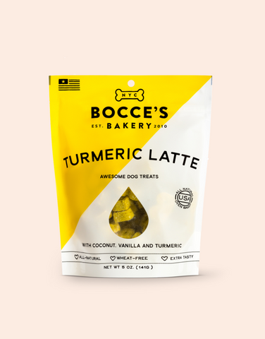 Bocce's Bakery Turmeric Latte Dog Treats 5oz