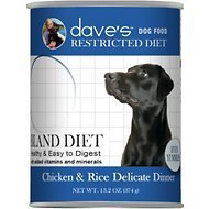 Dave's Restricted Bland Diet Chicken & Rice Canine 13oz