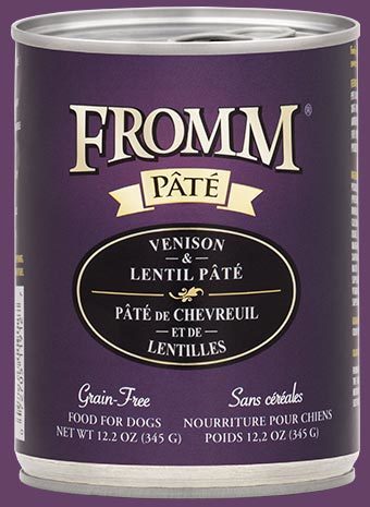 Fromm Can GF Venison/Lentil Pate 12.2oz