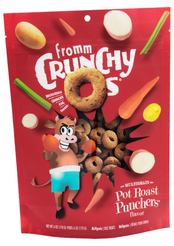 Fromm Crunchy O's Pot Roast Punchers Treat 6oz