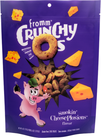 Fromm GF Crunchy O's Smokin CheesePlosions Treats 6oz
