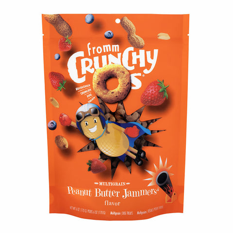 Fromm Dog Crunchy O's Treats Peanut Butter Jammers