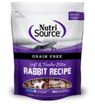 NutriSource Dog GF Rabbit Bites Treats 6oz