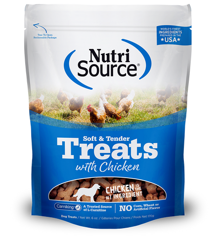 NutriSource Dog Soft & Tender Chicken Treats 6oz