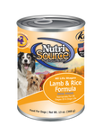 NutriSource Dog Lamb & Rice Can 13oz