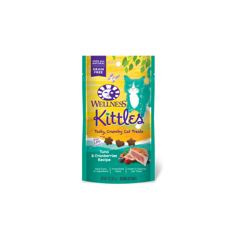 Welllness Cat Kittles Tuna & Cranberries Grain Free Treat 2oz