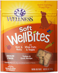 Wellness Dog Well Bites Turkey & Duck Soft Treat GF 6oz