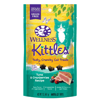 Wellness Cat Kittles Treat Tuna & Cranberries Grain Free 6oz