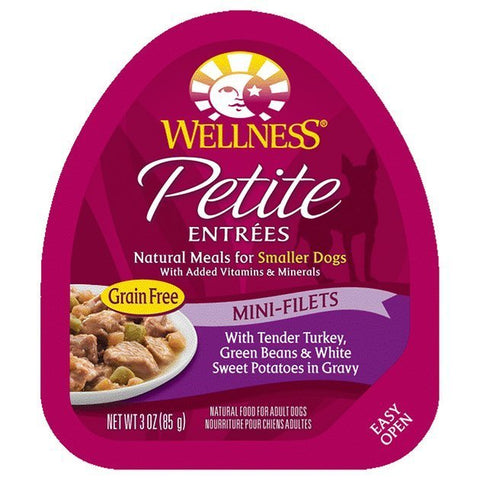 Wellness Dog Petite Entree Mini Filet Turkey Grain Free 3oz