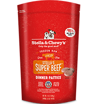 Stella & Chewy's Frozen Dog Super Beef Patties